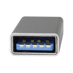 LogiLink USB 3.0/ USB 3.1 Gen 1 USB-C adapter Sølv