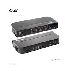 Club 3D CSV-1382 KVM / audio-switch Desktop