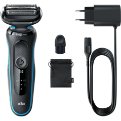 Braun Series 5 51-M1000s Barbermaskine Sort Blå