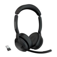 Jabra Evolve2 55 MS Stereo Trådløs Headset Sort