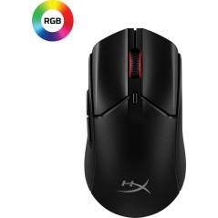 HyperX Pulsefire Haste 2 Optisk Trådløs Kabling Sort
