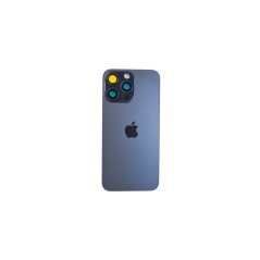 iPhone 15 Pro Max Back Glas - Blå - OEM Kvalitet
