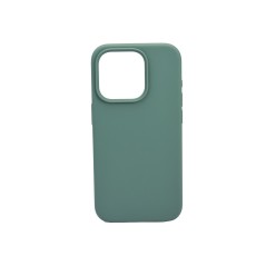 iPhone 15 Pro Max Silicone Case Olivengrøn