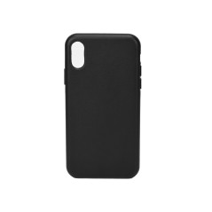 iPhone X / XS Læder Case Sort