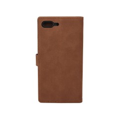 iPhone 7/8 Plus Wallet Case w/Buckle Brun
