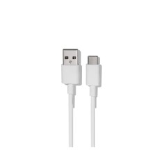 USB-A Data Kabel - USB-C - Hvid - 1m