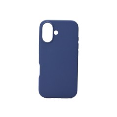 iPhone 16 Plus Silikone Cover Mørk Blå