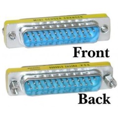 MicroConnect Mini Gender DB25 M/M