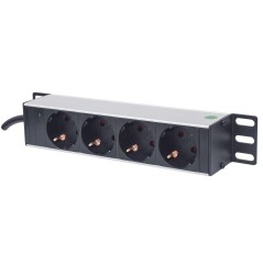 Intellinet 10" 1U Rackmount 4-Output