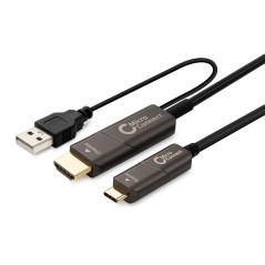 MicroConnect Premium USB-C HDMI fiber