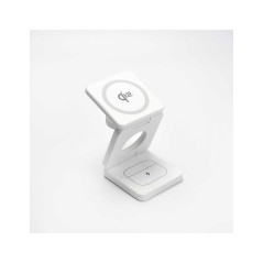 Qi2 30W 3 i 1 Trådløs Oplader - Hvid