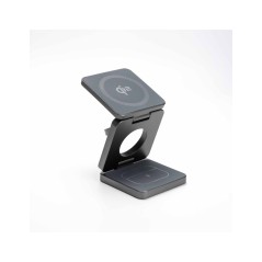 Qi2 30W 3 i 1 Trådløs Oplader - Grå