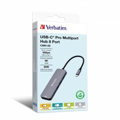 Verbatim USB-C Pro Multiport Hub 8