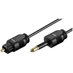 goobay Digital lydkabel (optisk) 1m Sort