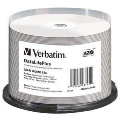 Verbatim Proff Wide Printable 52X 700MB