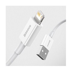 Baseus USB 2.0 til Lightning kabel 2m hvid
