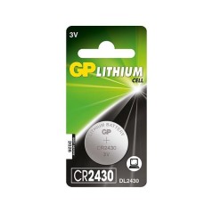 GP LITHIUM BUTTON CELL CR2430