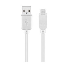 goobay USB-kabel 1m Hvid