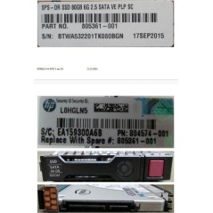 Hewlett Packard Enterprise 80GB hot-plug-SSD (SFF)