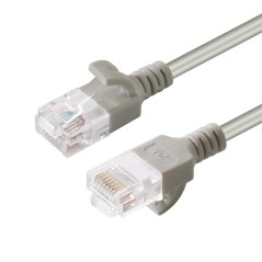 MicroConnect U/UTP CAT6 15M Grey Slim