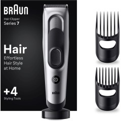 Braun Series 7 HC7390 Hårklipper Sølv