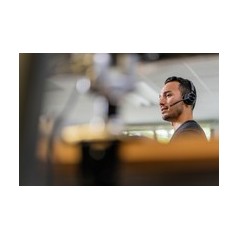 Poly Voyager 4310 Trådløs Kablet Headset Sort