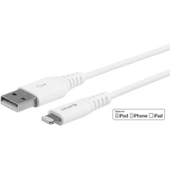 eSTUFF Lightning Cable MFI 0,5m Whit