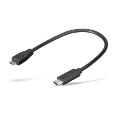 goobay USB-C adapter 20cm Sort