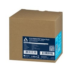 ARCTIC F12 PWM PST Fan 5-pack Sort 120 mm
