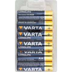 Varta Longlife AA type Standardbatterier 12