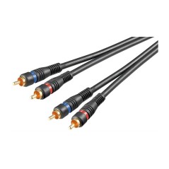 goobay Audiokabel 1.5m Sort