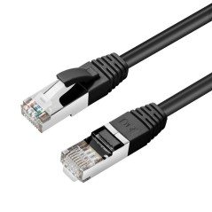 MicroConnect CAT6A S/FTP 5m Black LSZH