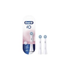 Oral-B iO Series Sanfte Reinigung Ekstra tandbørstehoved 2 Blå Hvid