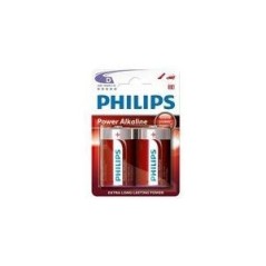 Philips Power Alkaline LR20P2B/10 D/LR20 - 2 stk