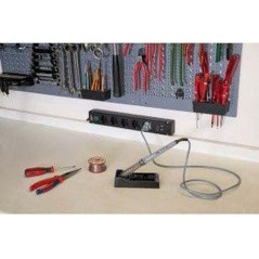 Brennenstuhl Bremounta Stikdåse 5-stik Sort 3m