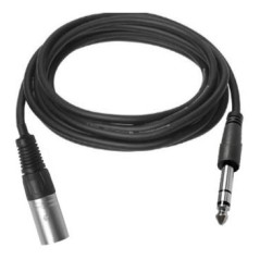 Vivolink XLR M - Stereo Jack 6.35mm
