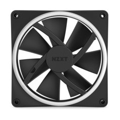 NZXT F Series F140 RGB DUO Fan 1-pack Sort 140 mm