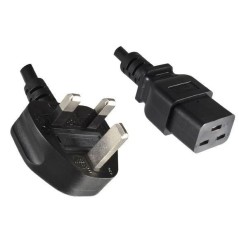 MicroConnect Power Cord UK Type G - C19