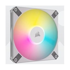 CORSAIR iCUE AF120 RGB SLIM Fan 2-pack Hvid 120 mm