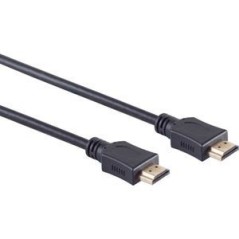 S-Impuls Hdmi Kabel 4K Pvc Sort 0.75M