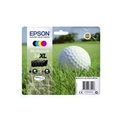 Epson 34XL Sort Gul Cyan Magenta Blæk C13T34764010