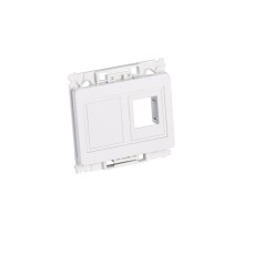 Lanview Wall plate 2 x keystone for