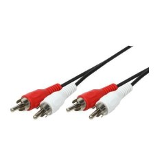LogiLink 2xRCA - 2xRCA, 2.5m audio