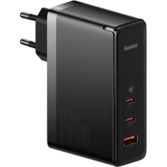 Baseus GaN5 Pro 3-Port Strømforsyningsadapter 140Watt 2xUSB-C + USB-A