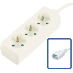 LOGON PROFESSIONAL POWER EXTENSION STRIP - 3 WAY