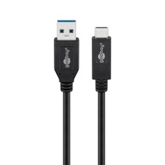 goobay USB 3.1 USB Type-C kabel 50cm Sort