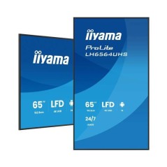 iiyama 65" LFD, 3840x2160, Portrait,