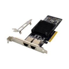 MicroConnect PCIe x8 Dual RJ45 10 GbE X550