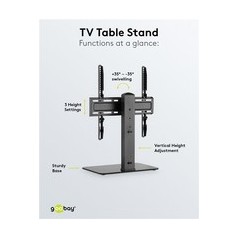 Basic TV Fixed Floor Basic 32-52 Bordstand