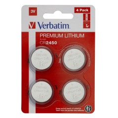 Verbatim LITHIUM BATTERY CR2450 3V 4